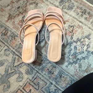 Elegant Women's Pink Strappy Sandals